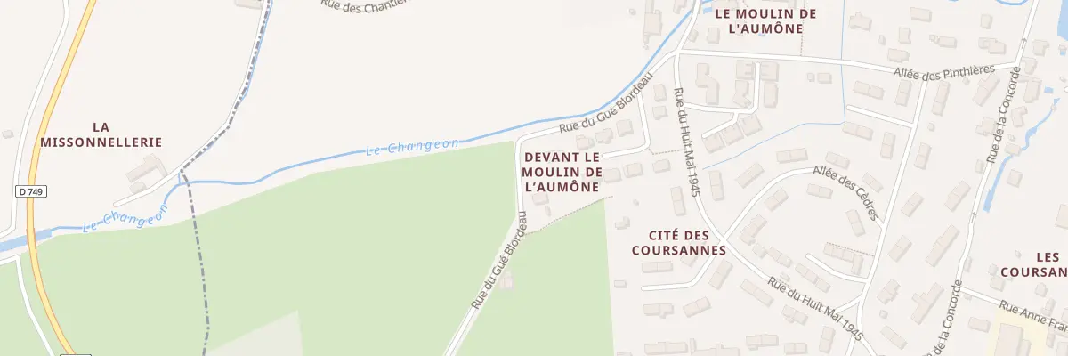 Plan du 1 Rue du Gué Blordeau à Bourgueil