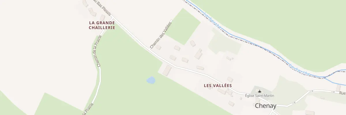 Plan du 26 Rue du Bas Plessis à Chenay