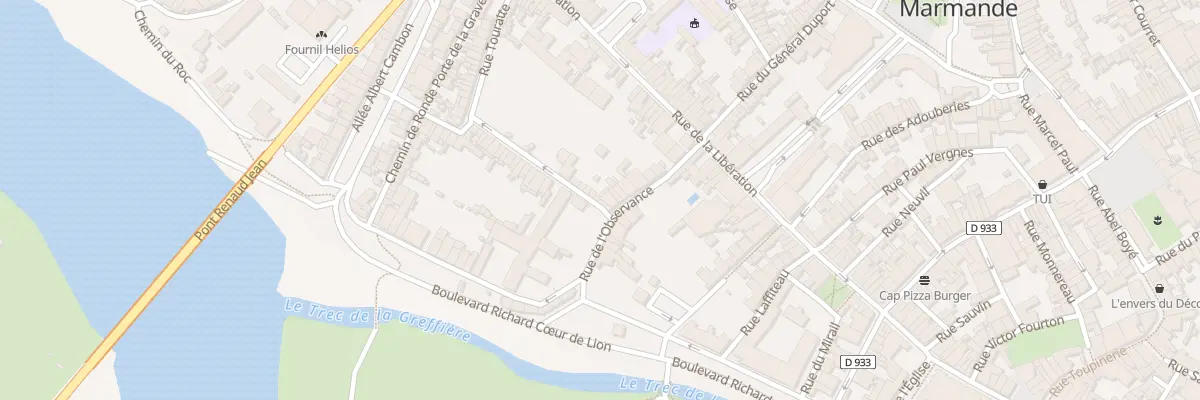 Plan du 2B Rue Touratte à Marmande