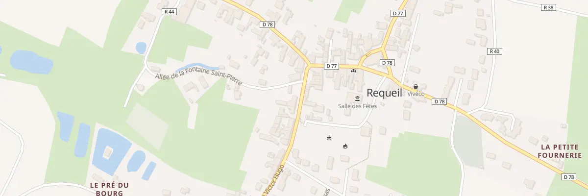 Plan du 4 Rue Victor Hugo à Requeil