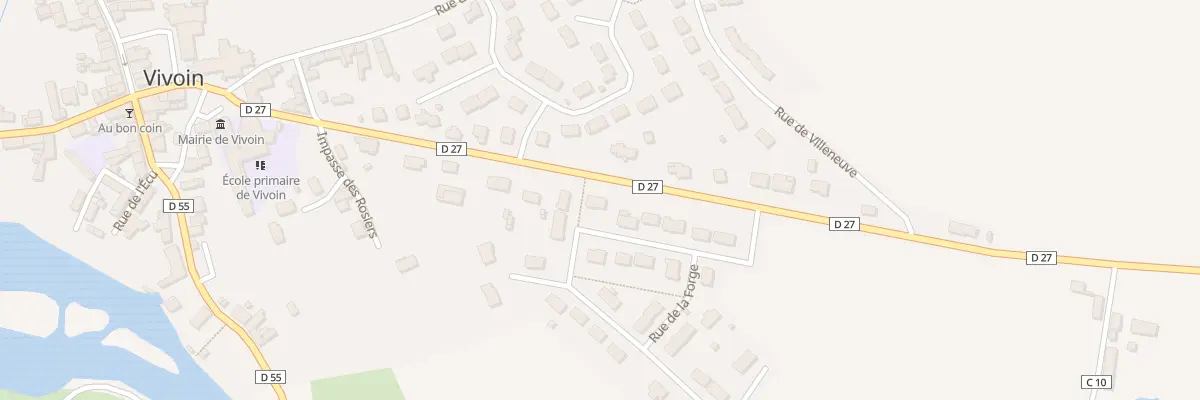 Plan du 10 Rue des Goiseries à Vivoin