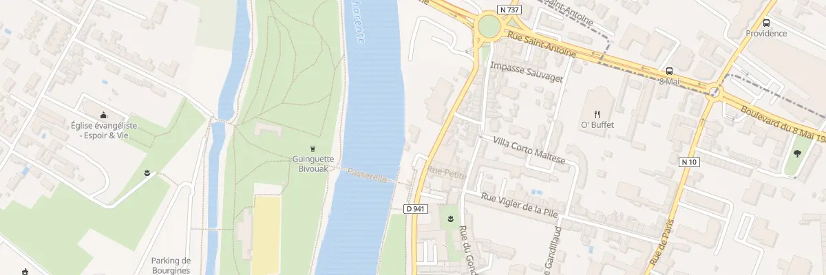 Plan du 32 Bd Besson Bey à Angoulême