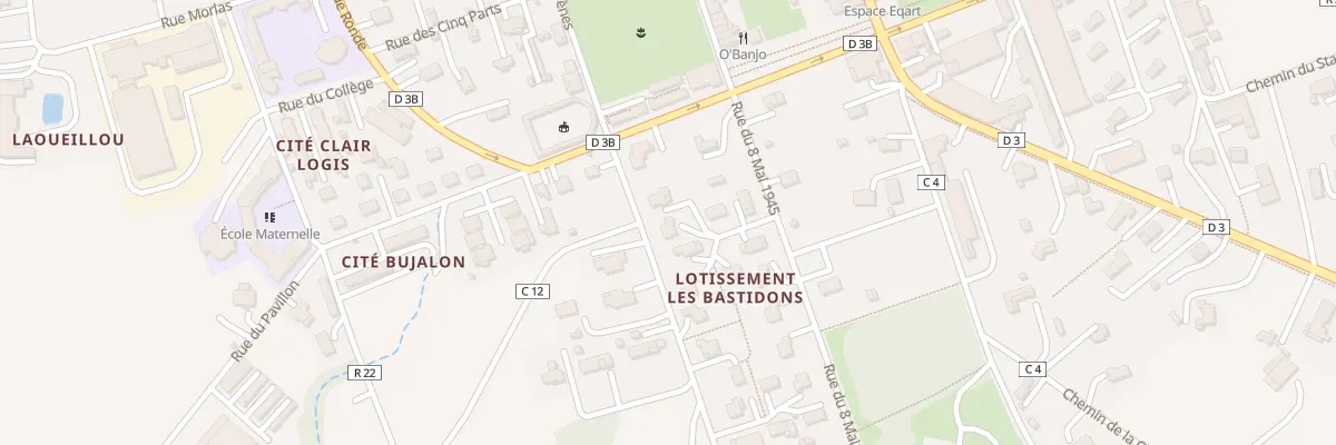 Plan du 4 Imp des Bastidons à Marciac
