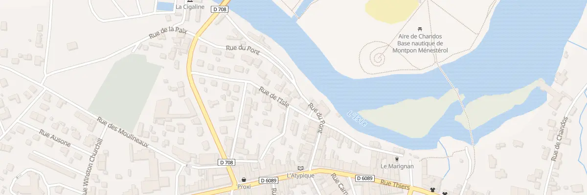 Plan du 34 Rue de l’Isle à Montpon-Ménestérol