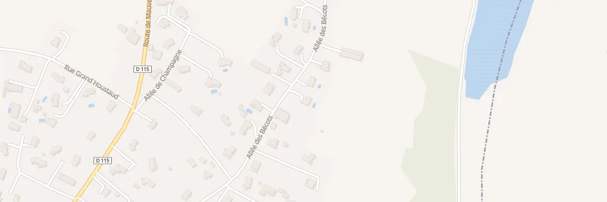Plan du 28 All des Bécots à Beaupuy
