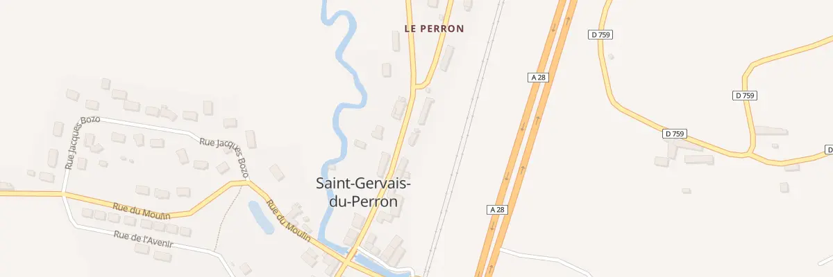 Plan du 32 Rue de la Liberation 12aout44 à Saint-Gervais-du-Perron