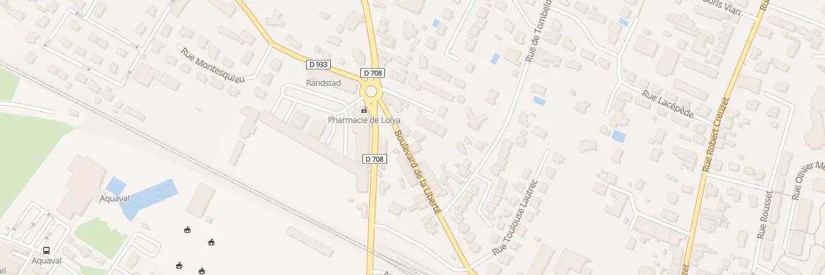 Plan du 5 Bd de la Liberté à Marmande