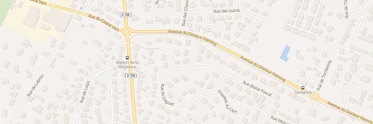 Plan du 12 Rue du Daguet à Marmande
