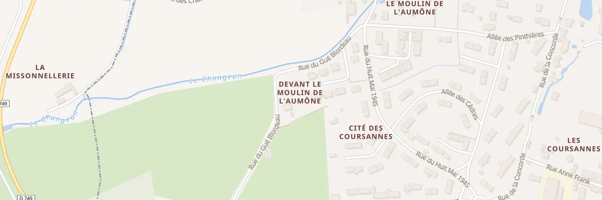 Plan du 1B Rue du Gué Blordeau à Bourgueil