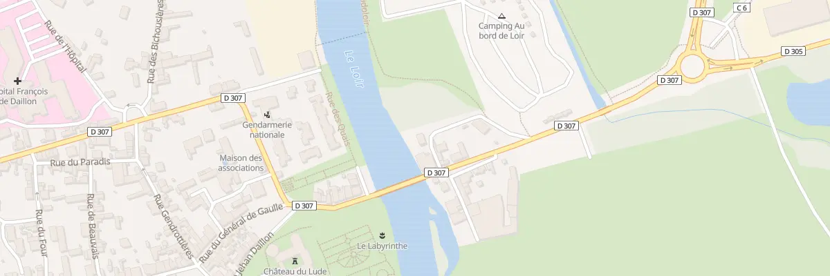 Plan du 8 Rue des Ponts au Lude