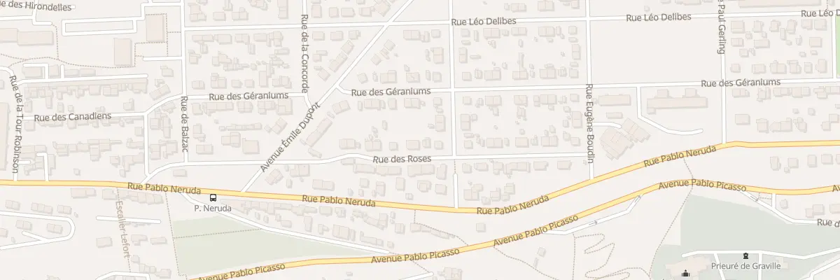 Plan du 25 Rue des Géraniums au Havre