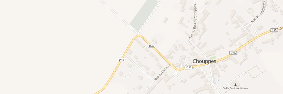 Plan du 28 Rue Grand Rue à Chouppes