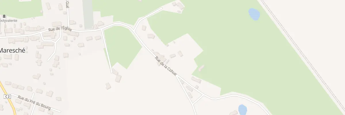 Plan du 3 Rue de la Cohue à Maresché