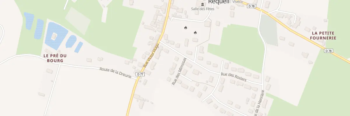 Plan du 1 Rue des Mimosas à Requeil
