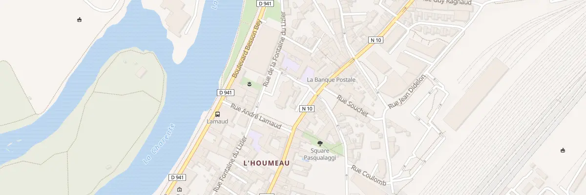 Plan du 1 Pl Saint Jacques à Angoulême