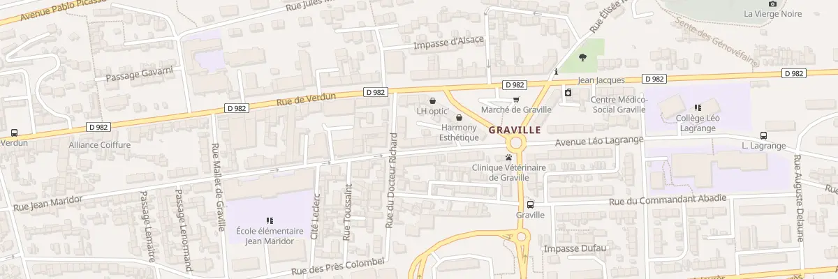 Plan du 91 Rue Jean Maridor au Havre