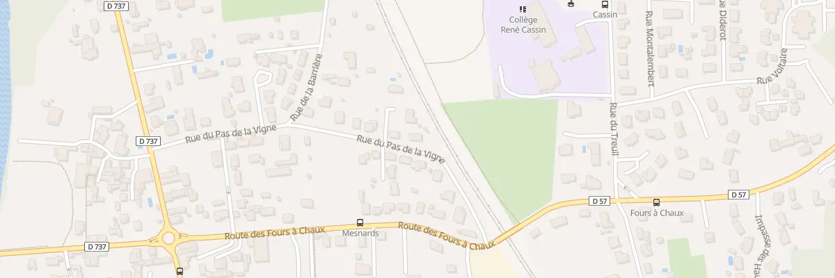 Plan du 34 Rue du Pas de la Vigne à Gond-Pontouvre