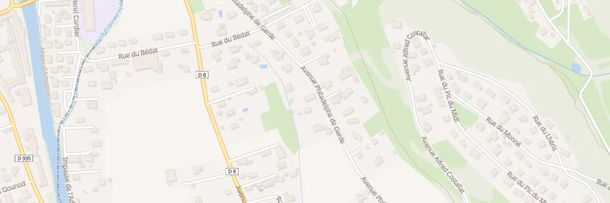 Plan du 47 Rue Philadelphe de Gerde à Gerde