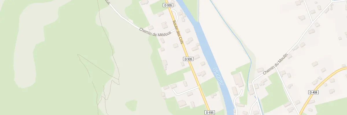 Plan du 78 Rte des Cols à Asté