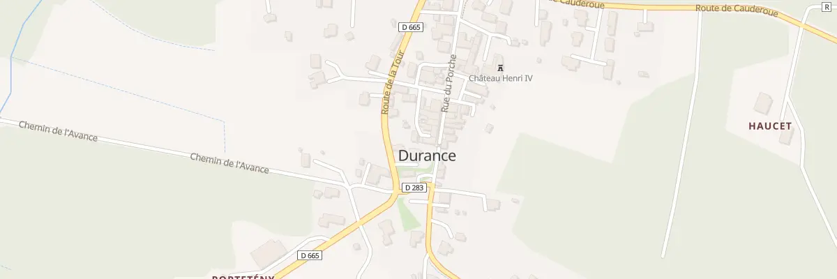 Plan du 62 Rue de la Bastide à Durance