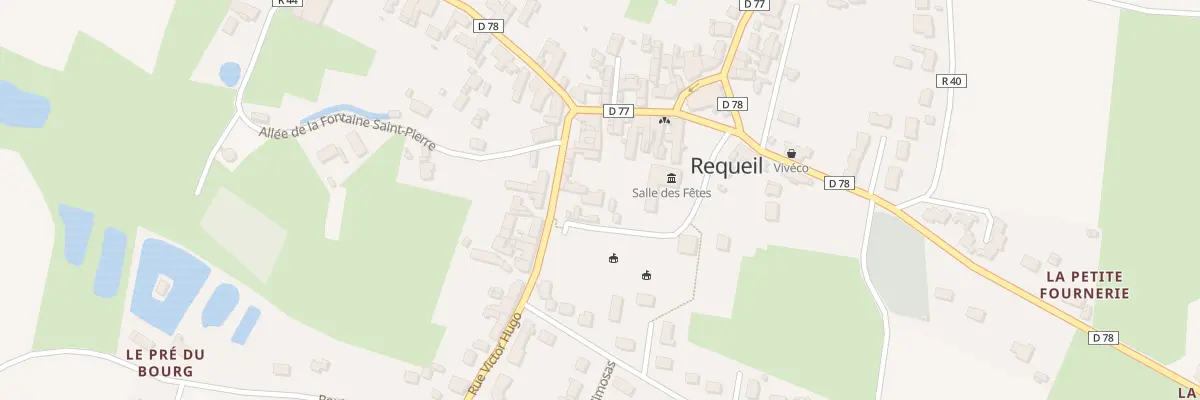 Plan du 7 Rue Victor Hugo à Requeil