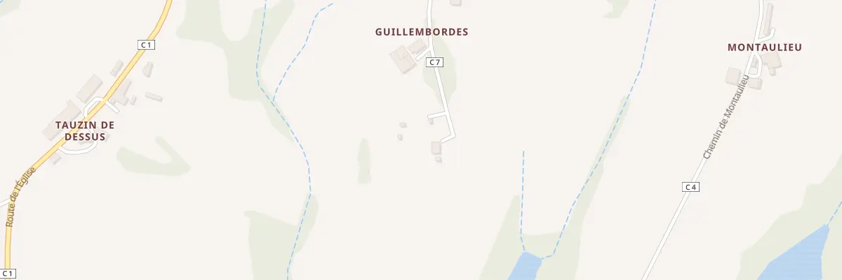 Plan du 4 Imp de Guilhembordes à Courties