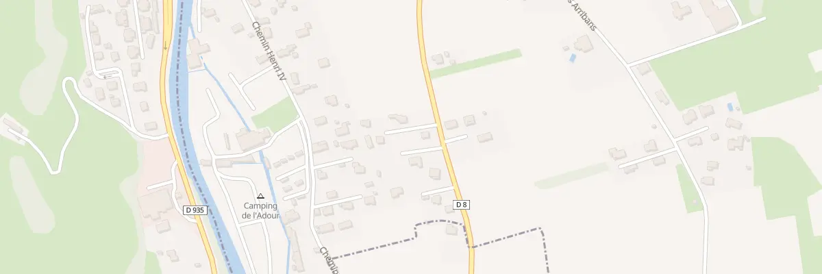 Plan du 9 Av des Pyrenees à Gerde