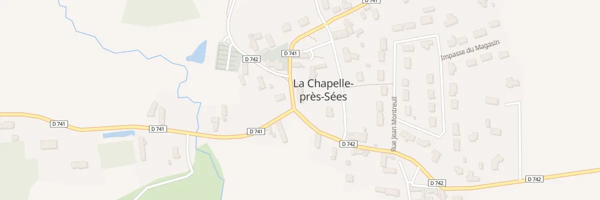 Plan du 1 Rue du Champ Pierre à La Chapelle-près-Sées