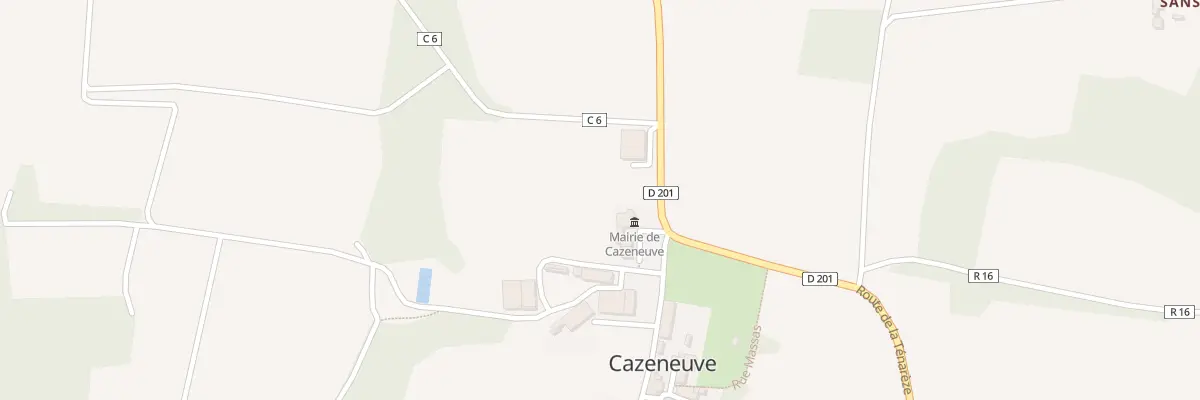 Plan du 5039 A Lariviere à Cazeneuve