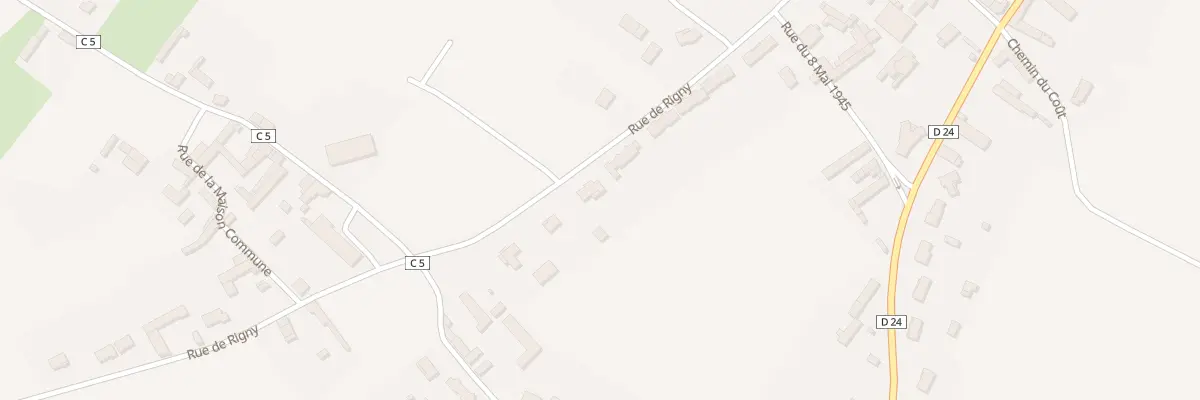 Plan du 26 Rue de Rigny à Amberre