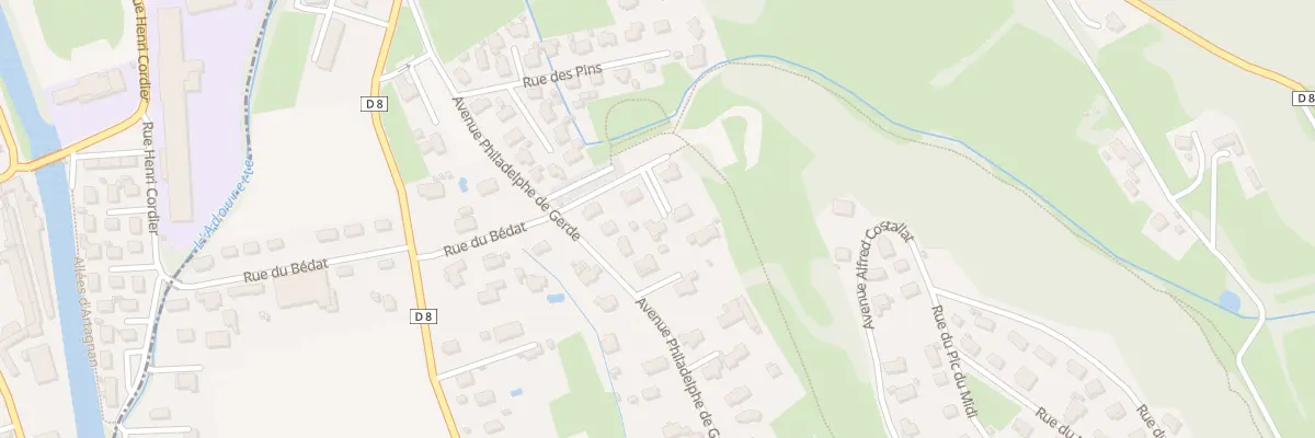 Plan du 2 Imp Pe de Castet à Gerde