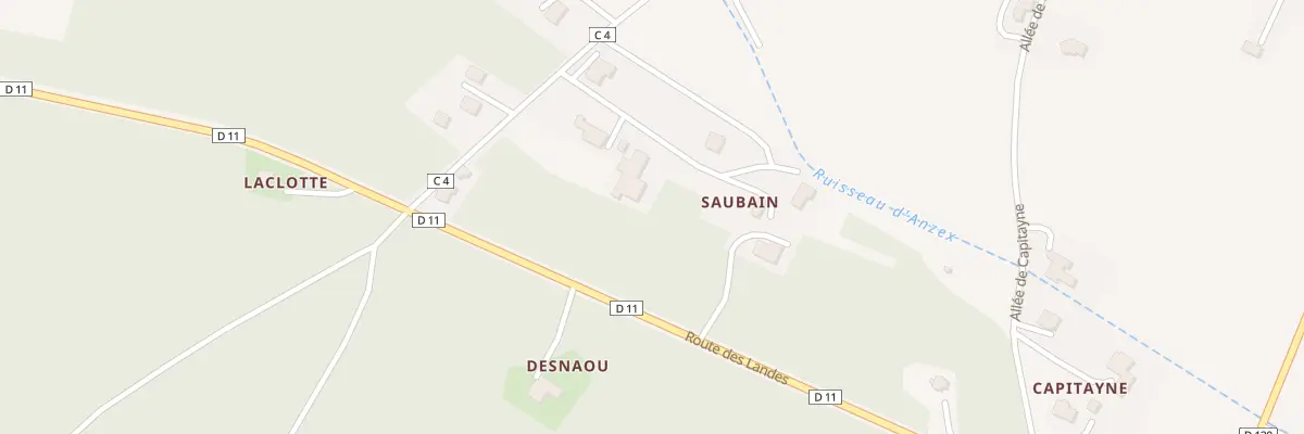 Plan du 1113 Rte des Landes à Anzex