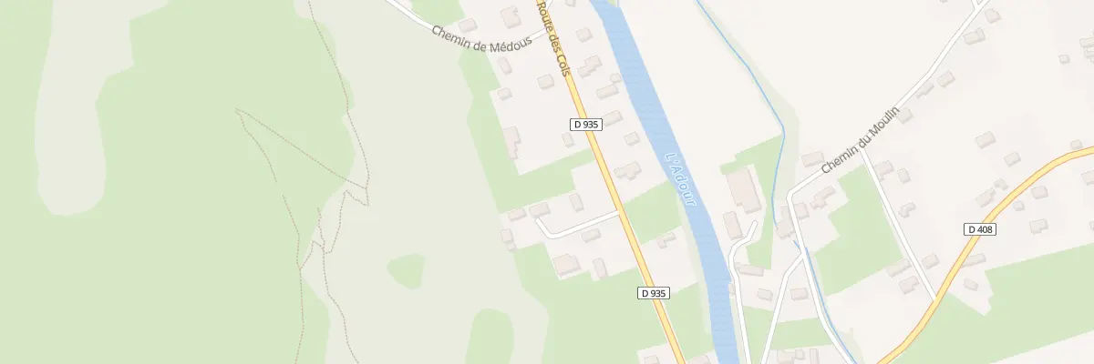 Plan du 82 Rte des Cols à Asté