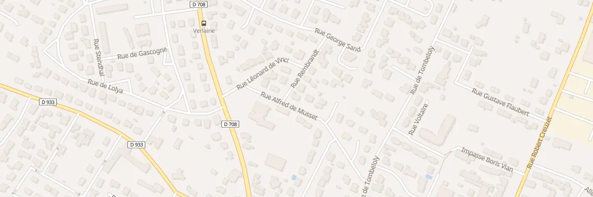 Plan du 11 Rue Alfred de Musset à Marmande