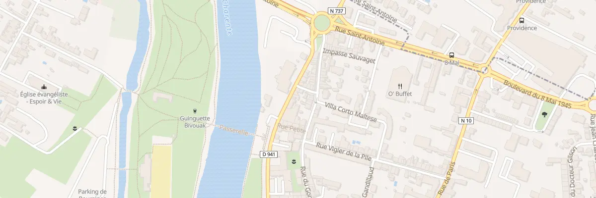 Plan du 13 Bd Besson Bey à Angoulême