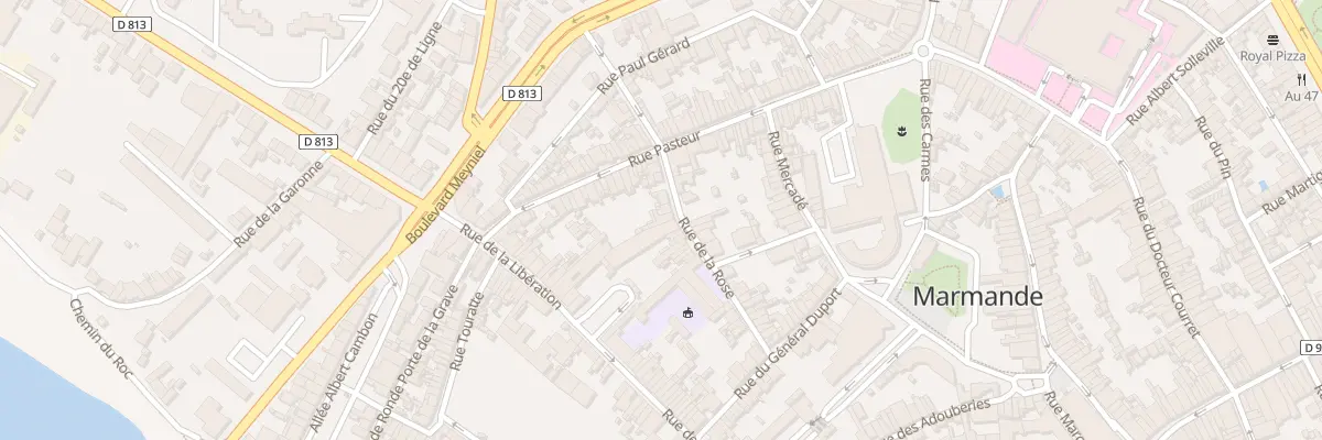 Plan du 27 Rue de la Rose à Marmande
