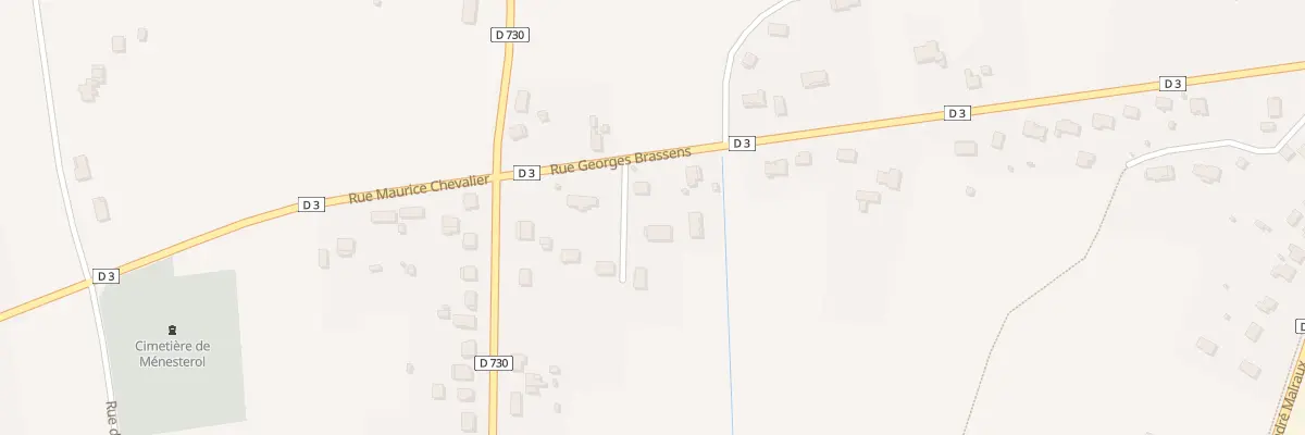 Plan du 34 Rue Georges Brassens à Montpon-Ménestérol