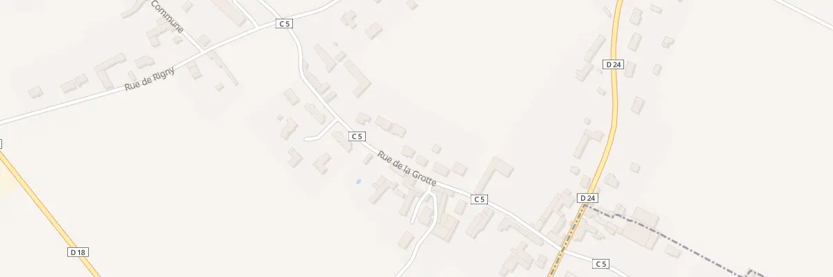 Plan du 5T Rue de la Grotte à Amberre