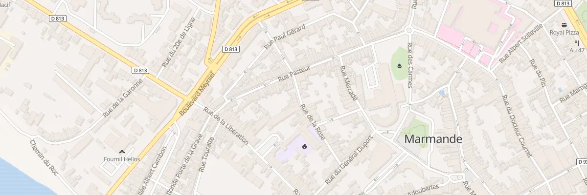 Plan du 31 Rue de la Rose à Marmande