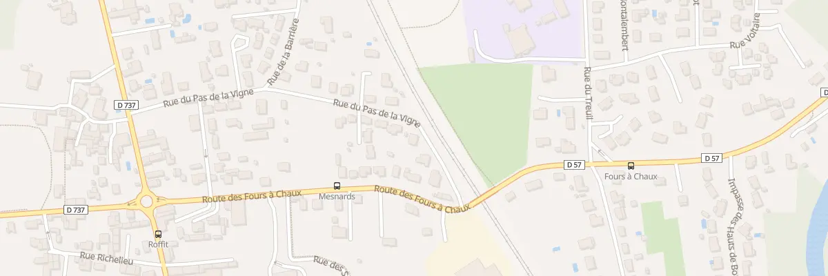 Plan du 45 Rue du Pas de la Vigne à Gond-Pontouvre