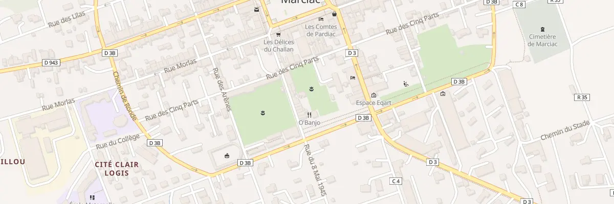 Plan du 15 Rue Saint-Justin à Marciac