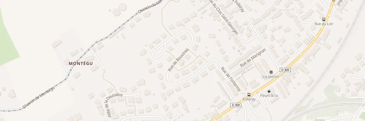 Plan du 24 Rue de Bouvines au Mans
