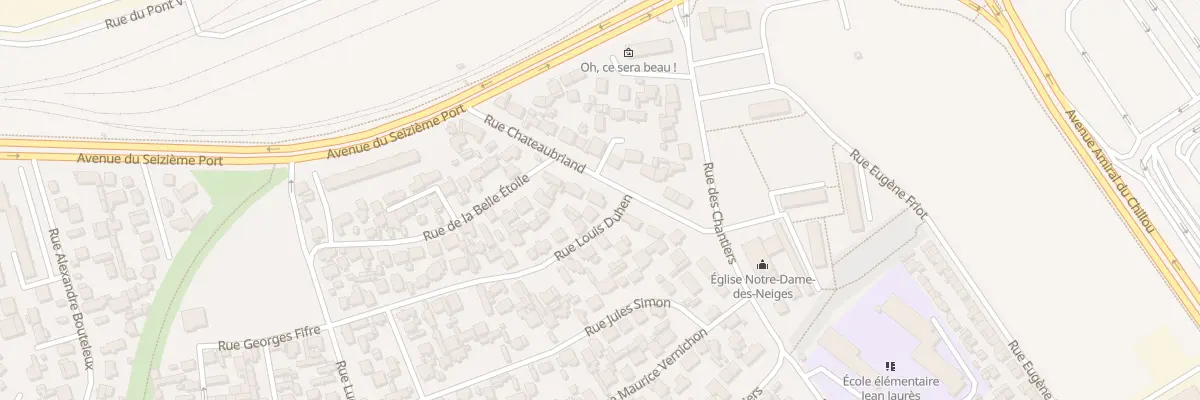 Plan du 13 Rue Chateaubriand au Havre