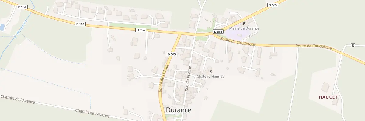 Plan du 86 Rue du Porche à Durance