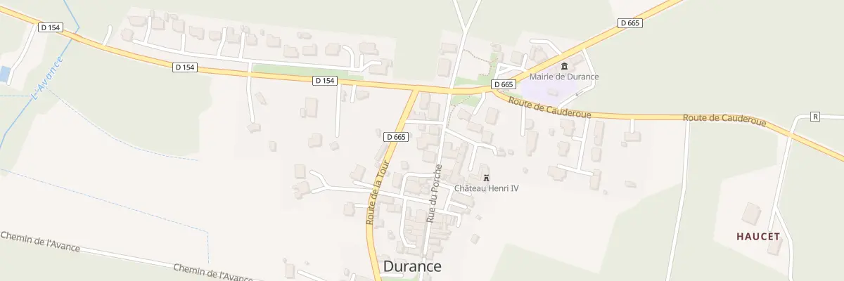 Plan du 46 Le Bourg à Durance