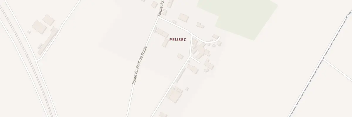 Plan du 6 Rue Principale de Peusec à La Boixe