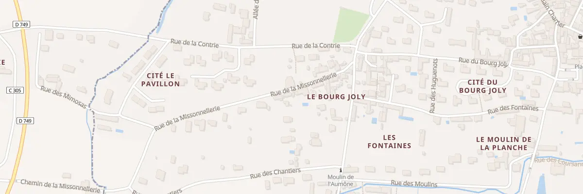 Plan du 13 Rue de la Missonnellerie à Bourgueil