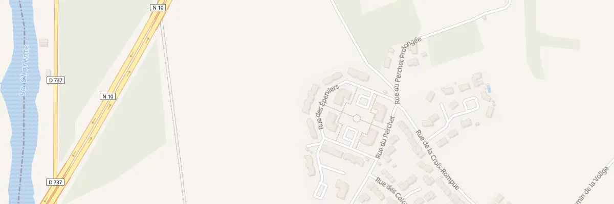 Plan du 1B Rue des Eperviers à Gond-Pontouvre