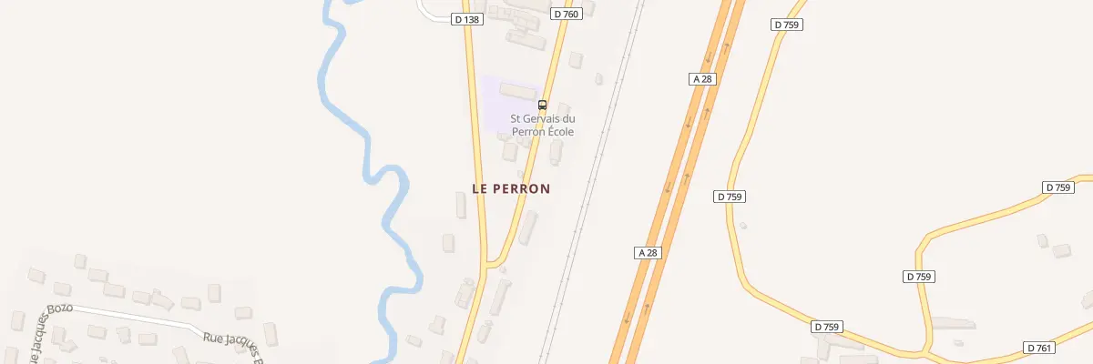 Plan du 4 Rue de la Division Leclerc à Saint-Gervais-du-Perron