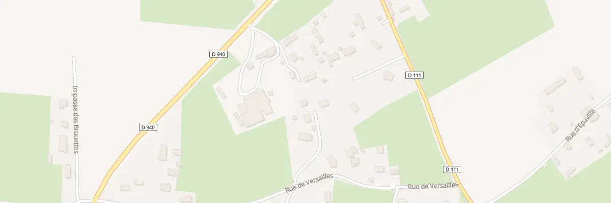 Plan du 319 Rue de Versailles à Heuqueville